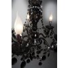Reality Delhi chandelier black, 5-light sources