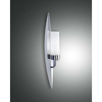 Fabas Luce VANITY wall light chrome, 1-light source