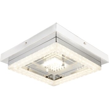 Globo FOGO ceiling light LED chrome, 1-light source