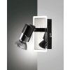 Fabas Luce ALICE Ceiling light chrome, black, 1-light source
