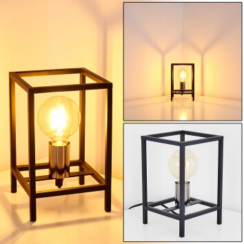 FLAMBEAU Table Lamp black, 1-light source
