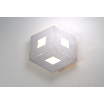 Bopp-Leuchten BOX COMFORT Ceiling Light LED silver, 3-light sources
