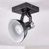Gudo Ceiling Light black, silver, 1-light source