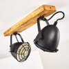 Malix Ceiling Light brown, black, 2-light sources