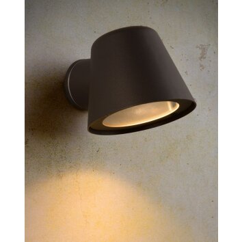 Lucide DINGO-LED wall light anthracite, 1-light source