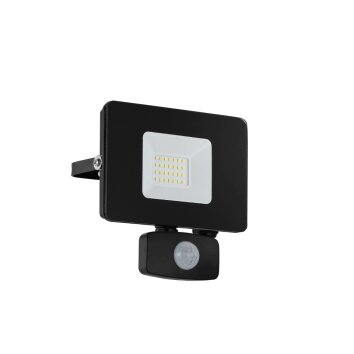 Eglo FAEDO Outdoor Wall Light LED black, 1-light source, Motion sensor