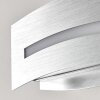NAGOLD Wall Light LED chrome, matt nickel, 1-light source