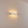 NAGOLD Wall Light LED chrome, matt nickel, 1-light source