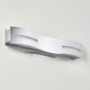NAGOLD Wall Light LED chrome, matt nickel, 1-light source