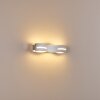 NAGOLD Wall Light LED chrome, matt nickel, 1-light source