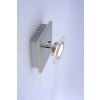 Leuchten Direkt LOLA-MIKE Ceiling Light LED stainless steel, 1-light source, Remote control, Colour changer