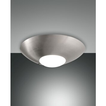 Fabas Luce LIZZY Ceiling light LED matt nickel, 1-light source
