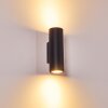Zuoz Wall Light black, 2-light sources
