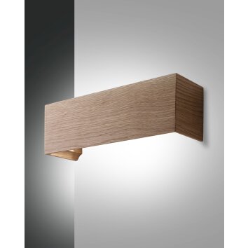 Fabas Luce BADIA Wall Light LED Light wood, 1-light source