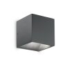 Ideal Lux RUBIK Outdoor Wall Light LED anthracite, 1-light source