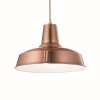 Ideal Lux MOBY Pendant Light copper, 1-light source