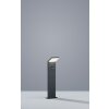 Trio PEARL pedestal light LED anthracite, 1-light source, Motion sensor
