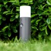 SCHAFHAUS pedestal light anthracite, 1-light source, Motion sensor