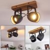 VANUATU Ceiling Light brown, black, 2-light sources