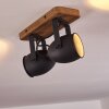 VANUATU Ceiling Light brown, black, 2-light sources
