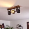 VANUATU Ceiling Light brown, black, 3-light sources