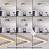 CHEKA Ceiling Light LED aluminium, 3-light sources, Remote control