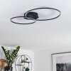 JOHSA Ceiling Light LED black, 2-light sources