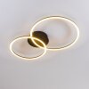 JOHSA Ceiling Light LED black, 2-light sources