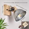 ORNY Wall Light brown, galvanized, 1-light source