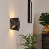 SHOUVER Wall Light LED black, 1-light source