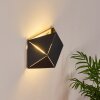SHOUVER Wall Light LED black, 1-light source