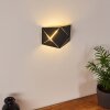 SHOUVER Wall Light LED black, 1-light source