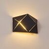 SHOUVER Wall Light LED black, 1-light source