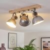 ORNY Ceiling Light brown, galvanized, 3-light sources