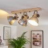 ORNY Ceiling Light brown, galvanized, 3-light sources