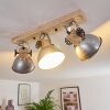 ORNY Ceiling Light brown, galvanized, 3-light sources