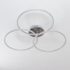 JOHSA Ceiling Light LED matt nickel, silver, 3-light sources