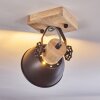ORNY Ceiling Light brown, black, 1-light source