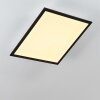 FARC Ceiling Light LED black, white, 1-light source, Remote control
