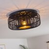MONGOLEI Ceiling Light black, 1-light source