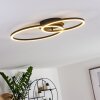 KORCA Ceiling Light LED black, 2-light sources
