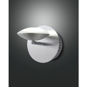 Fabas Luce HALE Wall Light LED aluminium, stainless steel, 1-light source