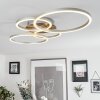 MALANJE Ceiling Light LED matt nickel, 4-light sources