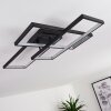 GHANA Ceiling Light LED black, 3-light sources, Remote control, Colour changer