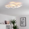 GHANA Ceiling Light LED white, 4-light sources, Remote control, Colour changer