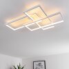 GHANA Ceiling Light LED white, 4-light sources, Remote control, Colour changer