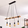 TIRANA Pendant Light brown, black, 4-light sources