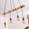 TIRANA Pendant Light brown, black, 4-light sources