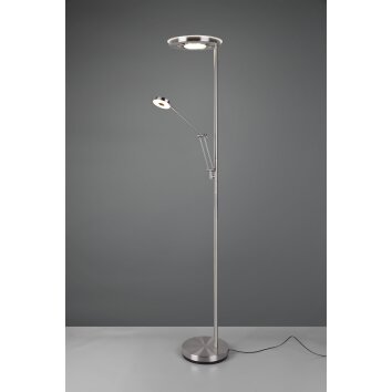 Trio BARRIE Floor Lamp LED matt nickel, 2-light sources