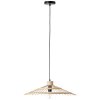 Brilliant PIRAE Pendant Light brown, black, 1-light source